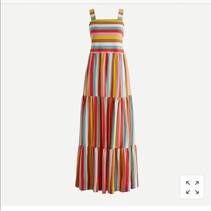 J Crew Maxi Rainbow Dress